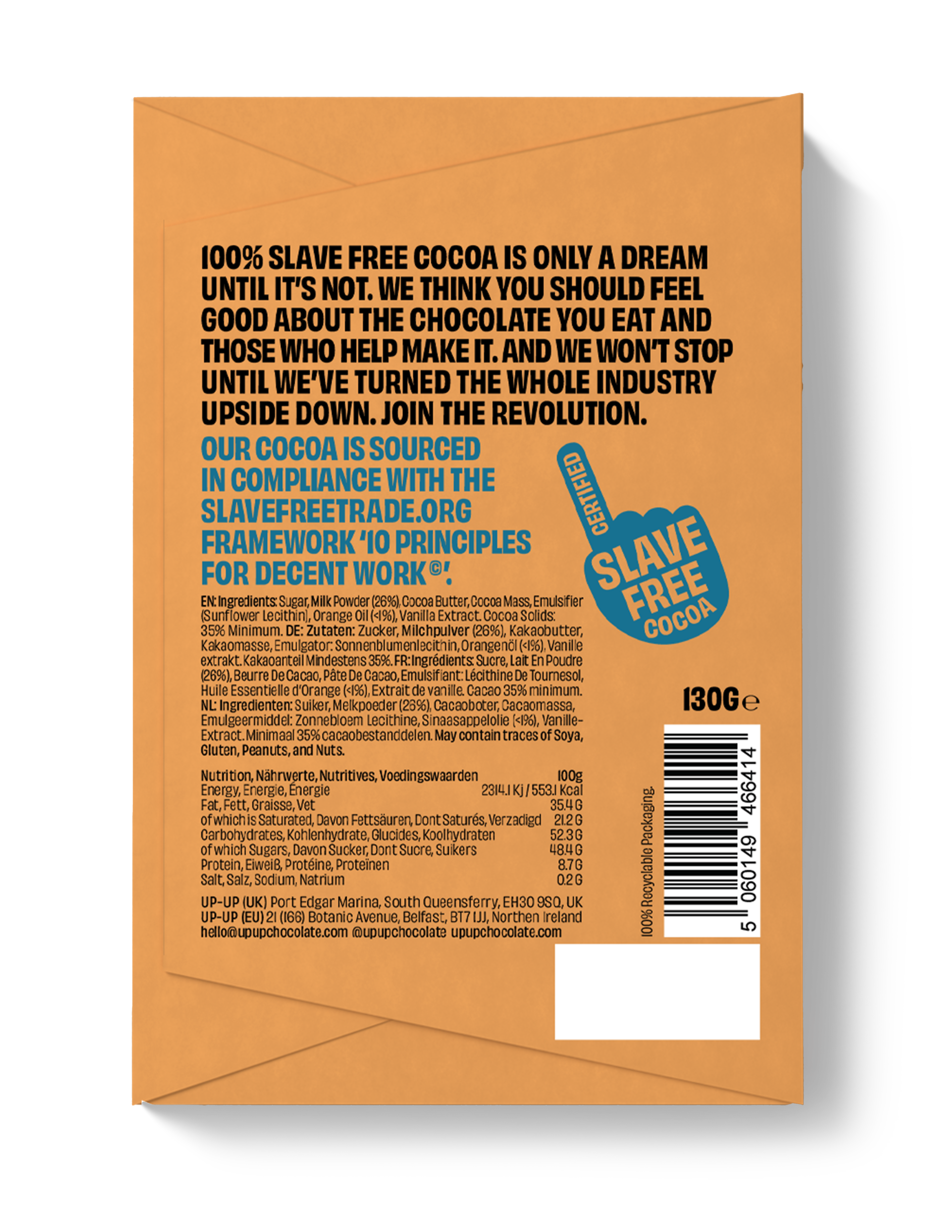 Milk Sweet Orange 130G