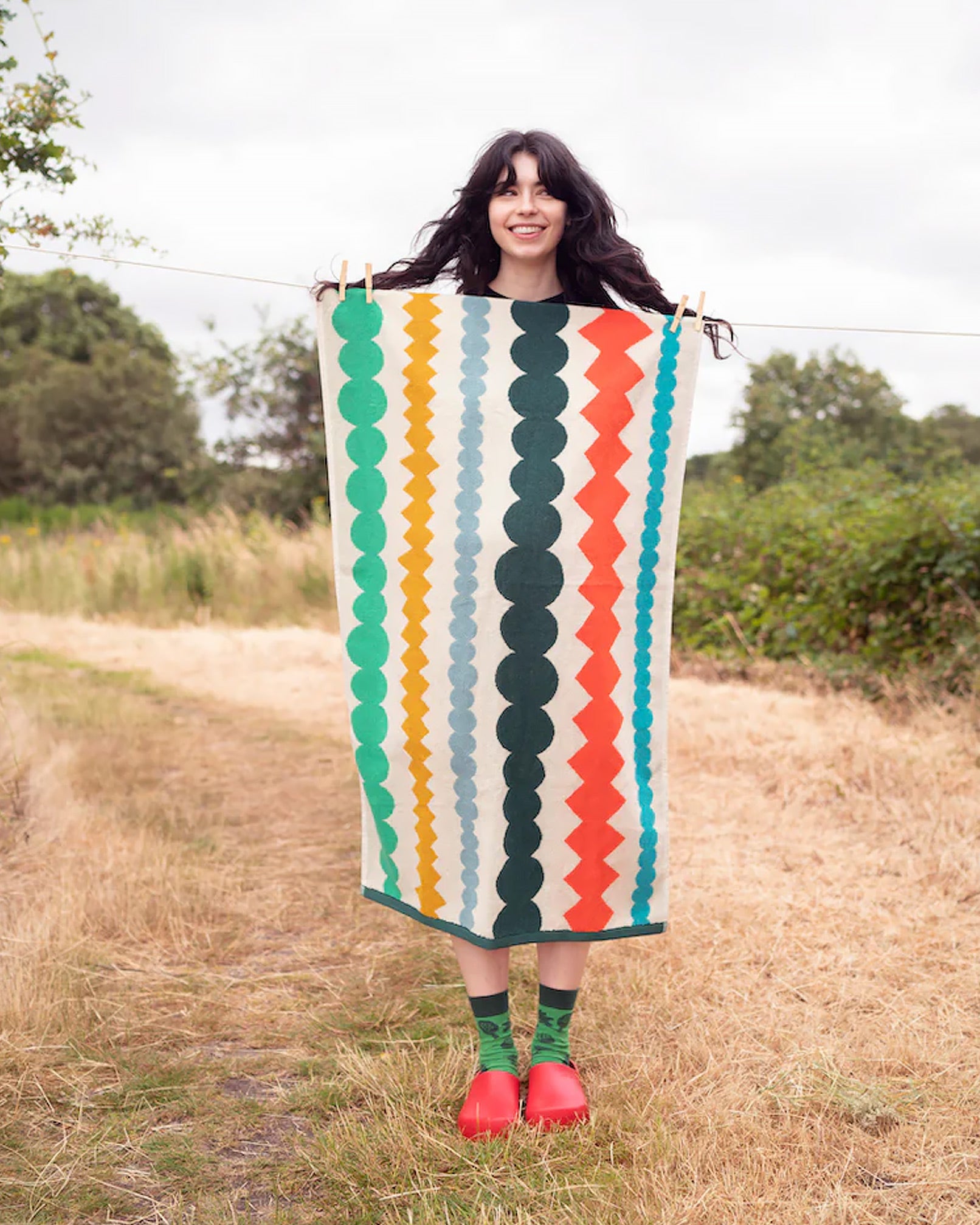 Mixed Fizz Bath Towel