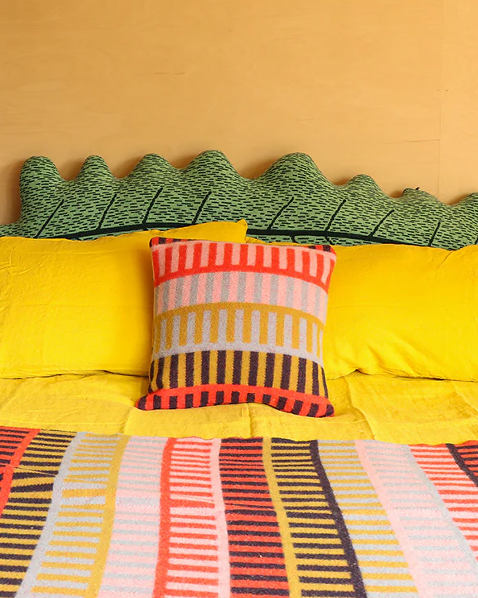 Shiel Square Cushion - Red