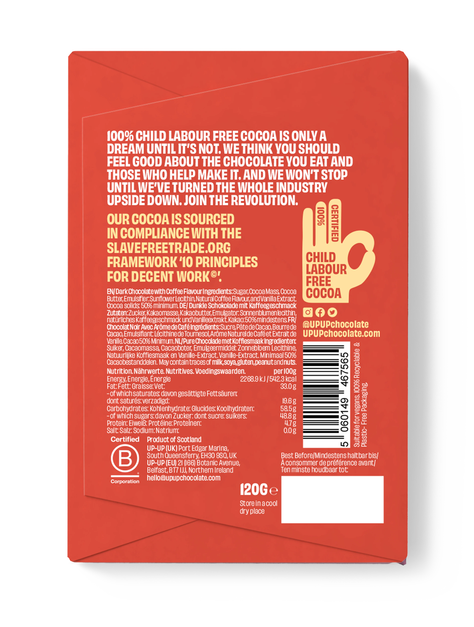 Espresso Dark Chocolate 130g