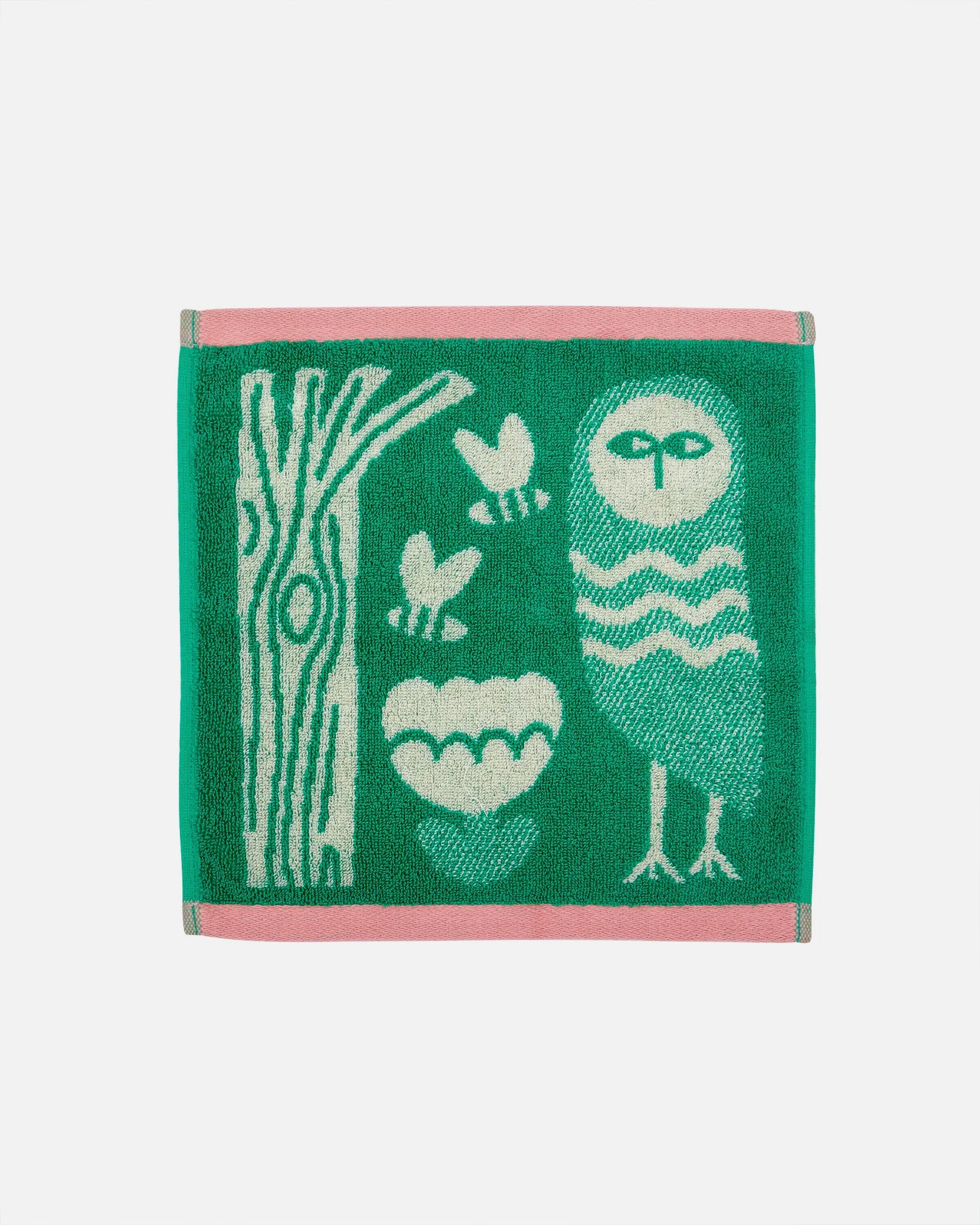 Birds and Bees Face Cloth